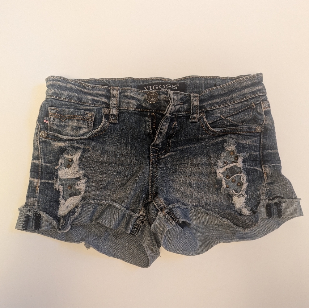 Vigoss girls denim shorts. Size 8